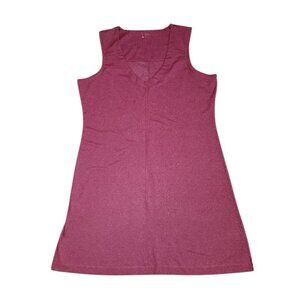 Kavu Dress Womens Size XL Solid Purple Active Athletic Stretch Pullover‎